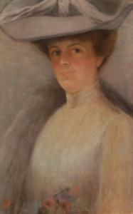 THOMPSON CONSTANCE 1882,Portrait of an Edwardian Lady,Burstow and Hewett GB 2008-09-24