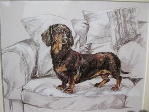 THOMPSON David 1939,Limited edition print of a dachshund,Smiths of Newent Auctioneers GB 2009-05-08