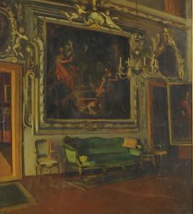 THOMPSON Edith B 1900-1900,Palazzo Barbaro, Venice,1932,Christie's GB 2011-07-31