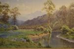 THOMPSON Edward Horace 1879-1949,'Hyacinth Time' (A quiet stream near Keswick),Boldon GB 2008-09-10