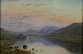 THOMPSON Gabriel,Welsh Lake Scene with small rowing boat,Wilkinson's Auctioneers 2008-04-27