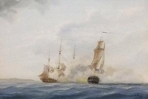 THOMPSON Jim 1951,Two frigates in conflict,Rosebery's GB 2012-05-12
