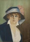 THOMPSON O. H 1900-1900,Portrait of a Lady,1913,Gray's Auctioneers US 2009-10-17
