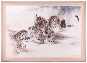 THOMPSON Ralph 1913-2009,Leopards,Dawson's Auctioneers GB 2023-08-31