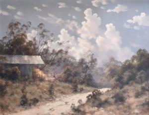 THOMPSON Ramon Ward 1941,Hill End Landscape, New South Wales,Woolley & Wallis GB 2021-12-07
