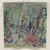 THOMPSON Richard H 1900,Three outsider art portraits,Ripley Auctions US 2016-03-12