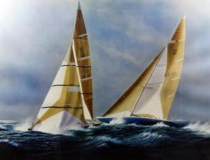 THOMPSON Timothy, Tim 1951,The America's Cup 1987,Canterbury Auction GB 2016-04-12