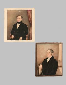 THOMPSON W 1893,Portraits de W. Henry Larner et d'un homme,1848,De Maigret FR 2022-05-20