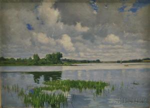 THOMPSON Wilfred 1884-1921,Marsh and Sky View,Skinner US 2014-02-12