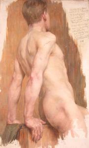 THOMPSON William,Half length study of a male nude,Bonhams GB 2003-03-11