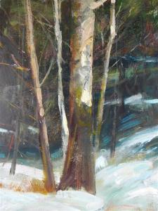 THOMPSON william 1931-2014,winter wooded landscape,Winter Associates US 2019-10-14