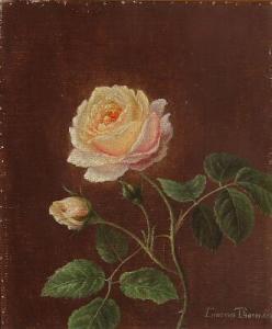 THOMSEN Emma 1820-1897,A pink rose,Bruun Rasmussen DK 2021-03-29