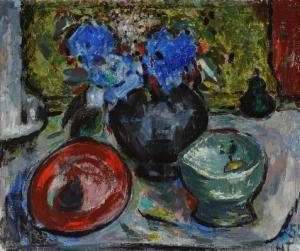 THOMSEN HELMUTH 1908-1974,Still life,1955,Bruun Rasmussen DK 2021-03-16