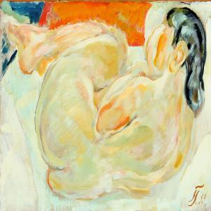 THOMSEN Svend 1909-1956,Nude woman on a mattress,1953,Bruun Rasmussen DK 2011-10-31