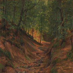 THOMSEN Willi 1898-1969,Forest scene,1918,Bruun Rasmussen DK 2012-01-30