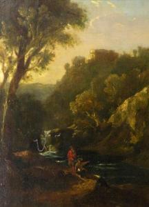 THOMSON John Knighton 1820-1888,Anglers in a landscape,Halls GB 2012-02-22