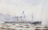 THOMSON M 1900,The Guion Line armed merchant cruiser 'Oregon' und,Charles Miller Ltd GB 2016-05-10