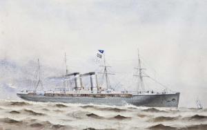 THOMSON M 1900,The Guion Line armed merchant cruiser 'Oregon' und,Charles Miller Ltd GB 2016-05-10