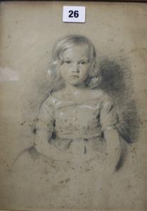 THOMSON Thomas Walton 1843,Portrait of a young girl,Dreweatts GB 2015-05-07