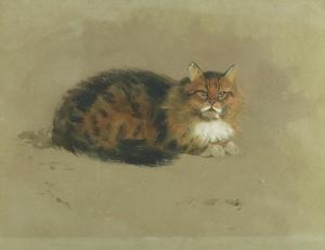 THORBURN Archibald 1860-1935,A cat,1890,Bellmans Fine Art Auctioneers GB 2024-03-28
