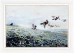 THORBURN Archibald 1860-1935,A covey of grey partridge beingshot over a tur,Netherhampton Salerooms 2007-05-12