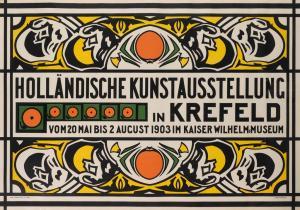 THORN PRIKKER Johan,HOLLÄNDISCHE KUNSTAUSSTELLUNG IN KREFELD,1903,Swann Galleries 2015-05-07