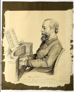 THORNAM Ludovica 1853-1896,Portrait of Niels Ravnkilde (1823–1890),1888,Bruun Rasmussen 2024-06-17