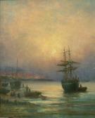 THORNELEY Charles 1858-1902,Beached sailing vessels in the South Bay Scarbor,David Duggleby Limited 2007-04-23