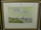 THORNEYCROFT DIANA 1956,After School at Rustington Beach,1990,Tooveys Auction GB 2017-02-22