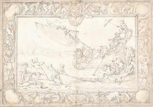 THORNHILL James 1675-1734,Putti bringing in a king to land,Woolley & Wallis GB 2023-09-05