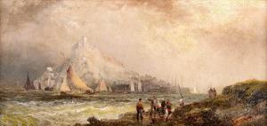 THORNLEY William 1857-1898,The return of the fishing fleet,Tennant's GB 2024-01-12