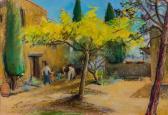 Thornton Lofthouse Hermione 1928,Street scene,20th century,Mallams GB 2018-06-07