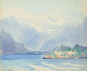 THORNTON Mildred Valley 1890-1967,Untitled - Mountain Lake,Levis CA 2023-11-05