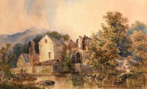 THORNTON W.,landscape with a mill,Charterhouse GB 2022-10-06