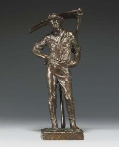 THORNYCROFT Hamo 1850-1925,Maquette for 'The Mower',1884,Christie's GB 2004-06-11