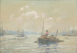 THORP William Eric 1901-1993,Evening at Rotherhithe,Ewbank Auctions GB 2023-01-26