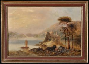 THORPE Thomas 1800-1800,Kilchurn Castle, Loch Awe,1841,Anderson & Garland GB 2018-09-04