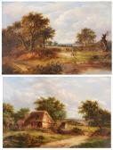 THORS Joseph 1843-1898,A landscape with figure at a country cottage,Mallams GB 2020-02-26