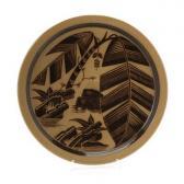 THORSSON Nils,Circular stoneware dish decorated with jungle moti,Bruun Rasmussen 2020-10-06