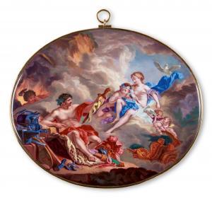 THOURON JACQUES,Vulcan presenting arms to Venus for Aeneas,1785,Sotheby's GB 2021-12-09