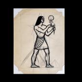 THRASH Dox 1892-1965,Egyptian Figure,Kodner Galleries US 2019-07-17