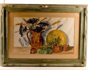 THRIFT walter 1922-1969,A Still Life with Fruit and Pitcher,1958,Harlowe-Powell US 2009-09-19