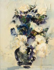 THUILIER Raymond 1897-1993,Vase de fleurs,Millon & Associés FR 2021-05-18