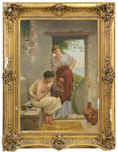 THUMANN Friedrich Paul 1834-1908,Il decoratore di vasi,Meeting Art IT 2023-02-25