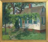 THURMAN COLE Virginia,Study of a Cape Cod cottage, possibly Truro or Pro,Eldred's US 2017-04-06