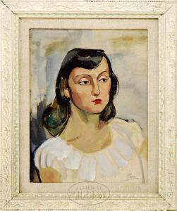 THURN Ernest 1889-1971,PORTRAIT OF AYOUNG WOMAN,James D. Julia US 2010-08-25