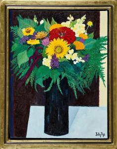 THYS Kathy 1936-2023,Blumenstrauss in Vase,Dobiaschofsky CH 2023-11-08