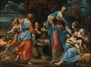 TIARINI Alessandro 1577-1668,The Finding of Moses,Palais Dorotheum AT 2022-11-09