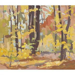 TIBBLES LESLIE 1916-2014,FALL FOREST INTERIOR,Waddington's CA 2022-02-17