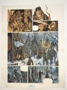 TIBURCE Oger 1967,Planche originale issue de Sur la piste des ombres,Neret-Minet FR 2021-12-05